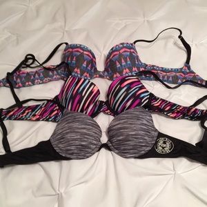 VS Pink bra bundle size 34A